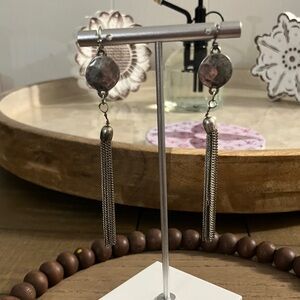 Elegant Silver Dangle Earrings